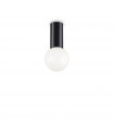 Ceiling lamp Small Black Metal 1 bulb 10cm