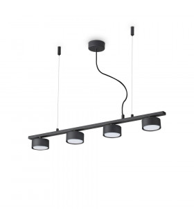 Minor Black Metal Pendant 4 bulbs 10cm