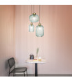 Suspension design Mint-2 Verre Vert 1 ampoule 24,5cm