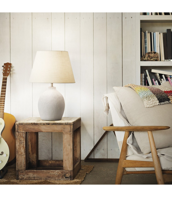 Lampada da tavolo Boulder Glass Concrete 1 lampadina 55cm