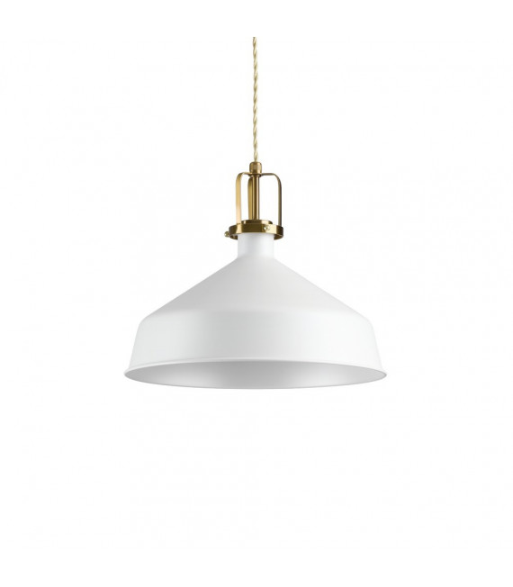 Eris-2 Pendelleuchte Weißmetall 1 Glühbirne 39cm