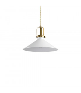 Eris-3 Pendelleuchte Weißmetall 1 Glühbirne 31cm