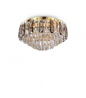 Plafón de diseño Magnolia Metal Gold 7 bombillas 26cm