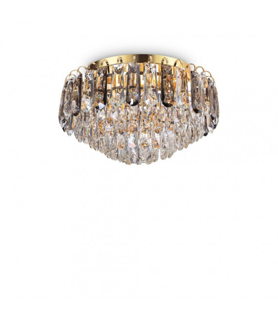 Plafón de diseño Magnolia Metal Gold 7 bombillas 26cm