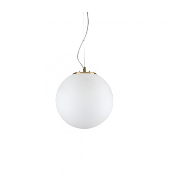Grape Pendelleuchte Weißglas 1 Glühbirne 37cm