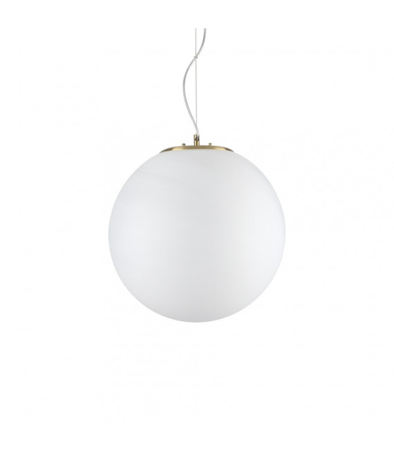Suspension Grape Verre blanc 1 ampoule 49cm