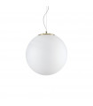 Suspension Grape Verre blanc 1 ampoule 49cm