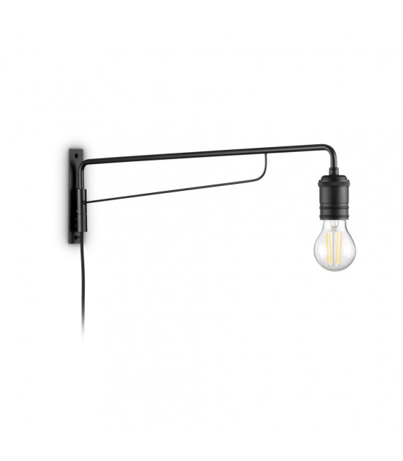 Applique murale Triumph Métal Noir 1 ampoule 16cm
