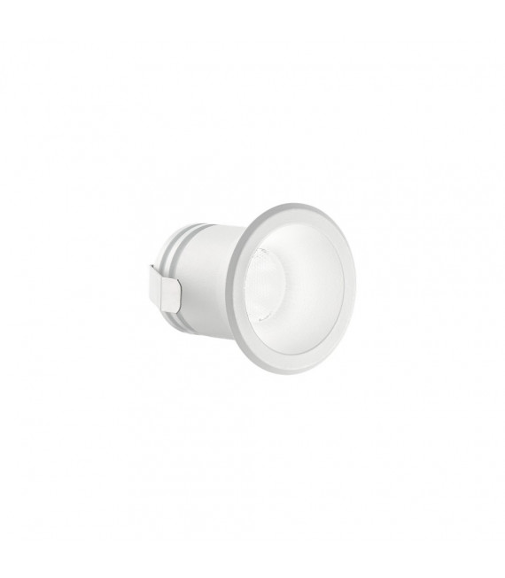 Virus Foco empotrable 1 bombilla Aluminio Blanco