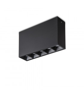 Spot Downlight Lika Alluminio Nero 1 lampadina 8cm