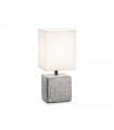 Kali-1 table lamp White metal 1 bulb 29.5cm