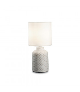 Lampe de table Kali-3 Métal blanc 1 ampoule 32cm