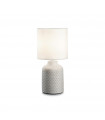Lampe de table Kali-3 Métal blanc 1 ampoule 32cm