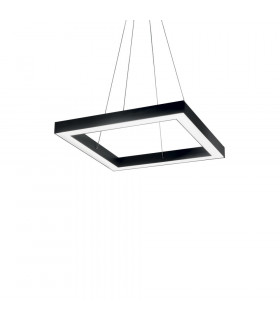 Suspensión LED integrada Oracle Aluminio Negro 1 bombilla 16,5cm