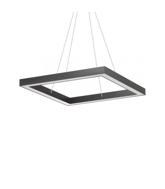 Suspension LED intégré Oracle Aluminium Noir 1 ampoule 16,5cm