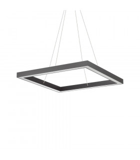 Sospensione LED integrata Oracle Alluminio Nero 1 lampadina 16,5 cm