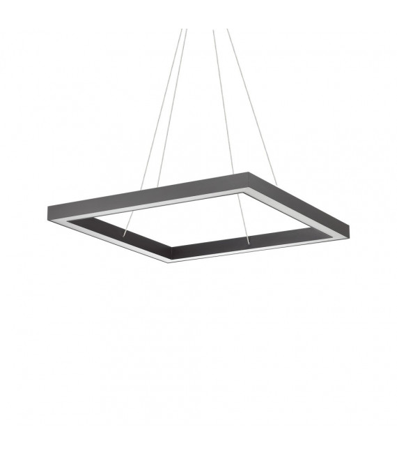 Suspensión LED integrada Oracle Aluminio Negro 1 bombilla 16,5cm
