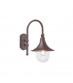 Lanterne de jardin Cima Métal Café 1 ampoule 46cm