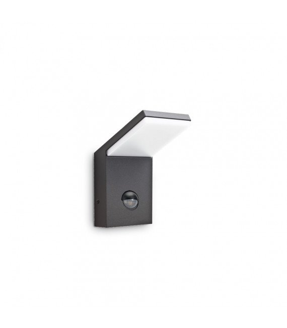 Anthracite Style Aluminum sensor garden light 1 bulb 17cm