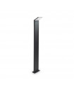 Borne de jardin Style Aluminium Anthracite 1 ampoule 100cm