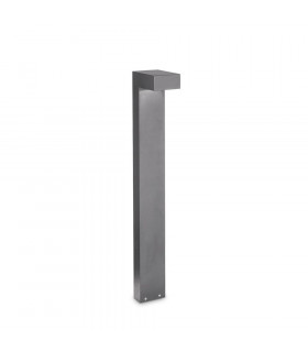 Garden bollard Sirio Aluminum Gray 2 bulbs 80cm