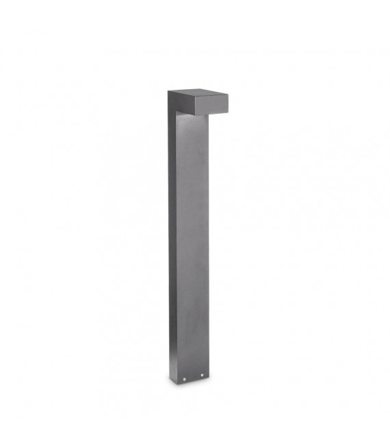 Paletto da giardino Sirio Alluminio Grigio 2 lampadine 80cm