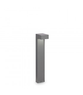 Gartenpoller Sirio Aluminium Grau 2 Glühbirnen 60cm