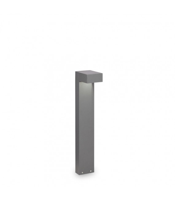 Gartenpoller Sirio Aluminium Grau 2 Glühbirnen 60cm