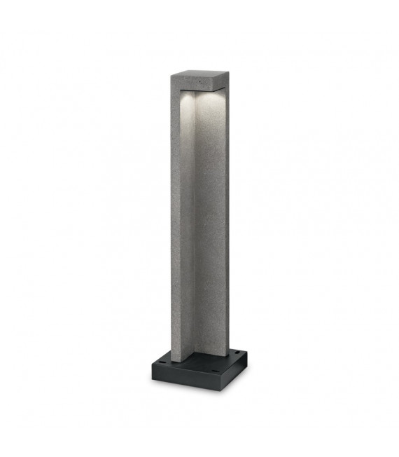 Bolardo de jardín Titano Metal Granito 1 bombilla 74cm