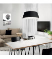 Suspension Cloe 1 ampoule Plastique,métal blanc