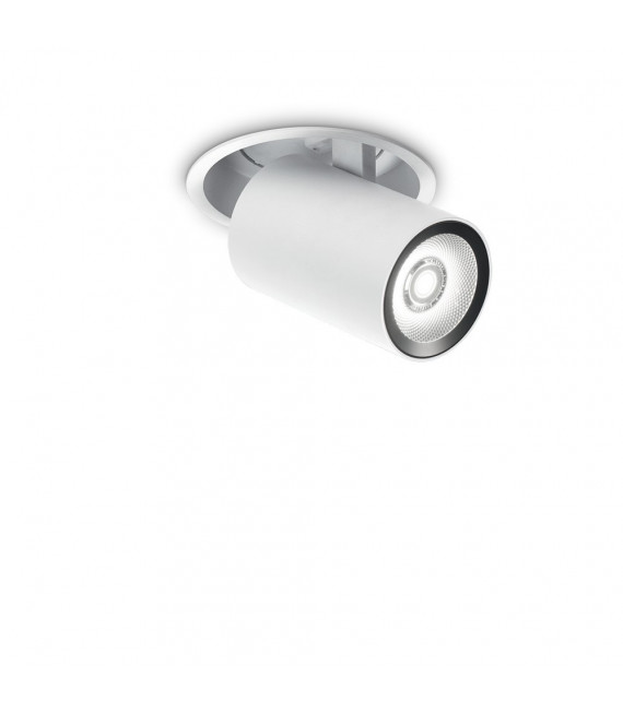Faretto da incasso Nova Aluminium bianco 1 lampadina 11,1 cm