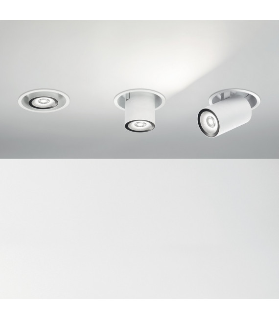 Recessed spotlight Nova Aluminum white 1 bulb 11.1cm