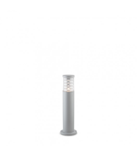Paletto da giardino Tronco Alluminio Grigio 1 lampadina 40,5cm