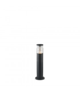 Paletto da giardino Tronco Alluminio Nero 1 lampadina 40,5cm