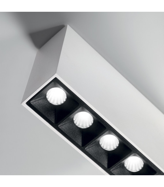 Foco Downlight Lika Metal, aluminio blanco 1 bombilla 8cm