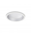 Spot encastré Deep Aluminium blanc 1 ampoule 5,7cm