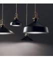 Eris-4 Black Metal pendant light 1 bulb 32cm