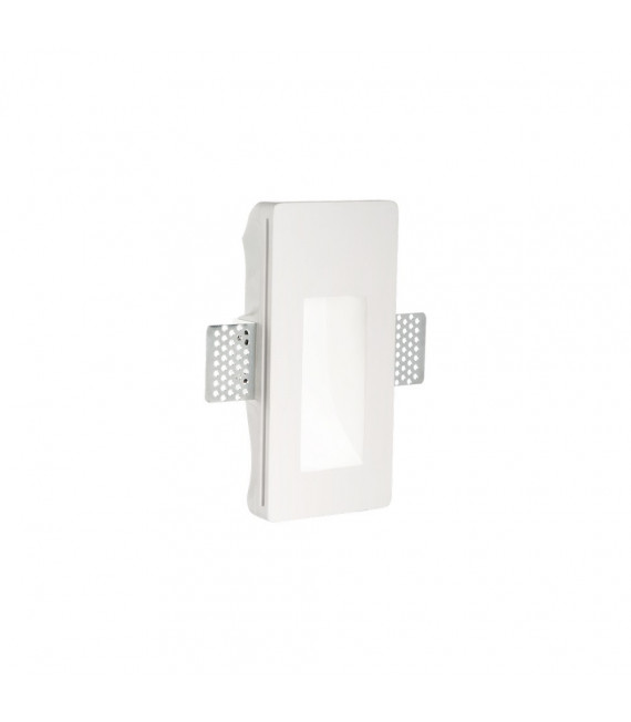 Applique encastrée Walky-2 Gypse blanc 1 ampoule 16,6cm