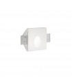 Recessed wall light Walky-3 White gypsum 1 bulb 10cm