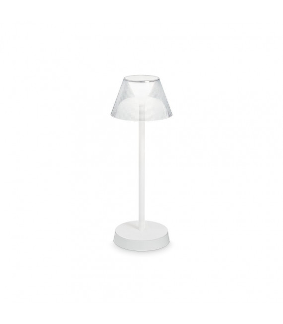 Lolita Tischlampe Weißmetall 1 Glühbirne 34,5cm