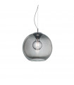 Suspension Nemo Métal Fumé 1 ampoule 24cm