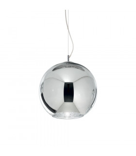 Nemo Metal Chrome pendant light 1 bulb 45cm