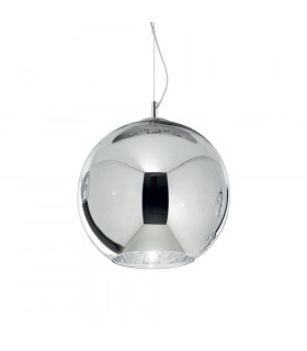 Nemo Metal Chrom Pendelleuchte 1 Glühbirne 55cm