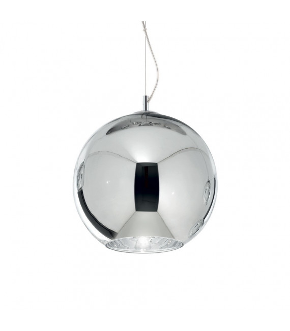 Nemo Metal Chrome Pendant 1 bulb 55cm
