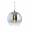 Nemo Metal Pendant Chrome Shades 1 bulb 55cm