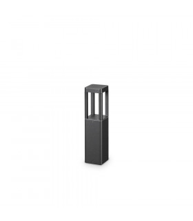 Farol de jardín Tifone Vidrio, metal, aluminio Antracita 1 bombilla 35cm