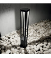 Tifone garden lantern Glass, metal, aluminum Anthracite 1 bulb 35cm