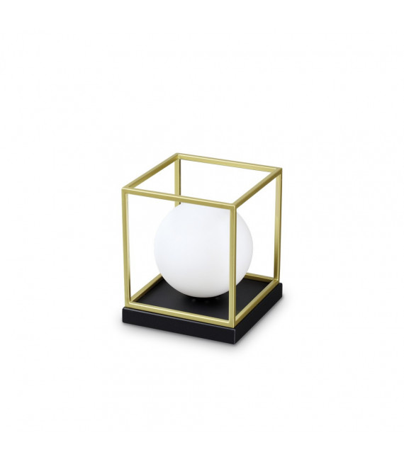 Lampada da tavolo Lingotto Vetro, metallo Ottone 1 lampadina 22cm