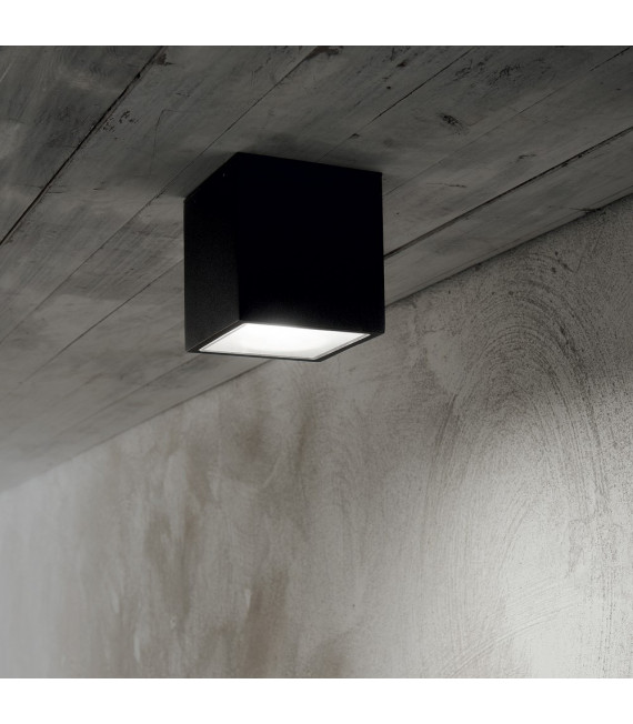 Spot Downlight Techo Glas, Metall Anthrazit 1 flammig 16cm