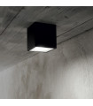 Spot Downlight Techo Glass, metal Anthracite 1 bulb 9.5cm